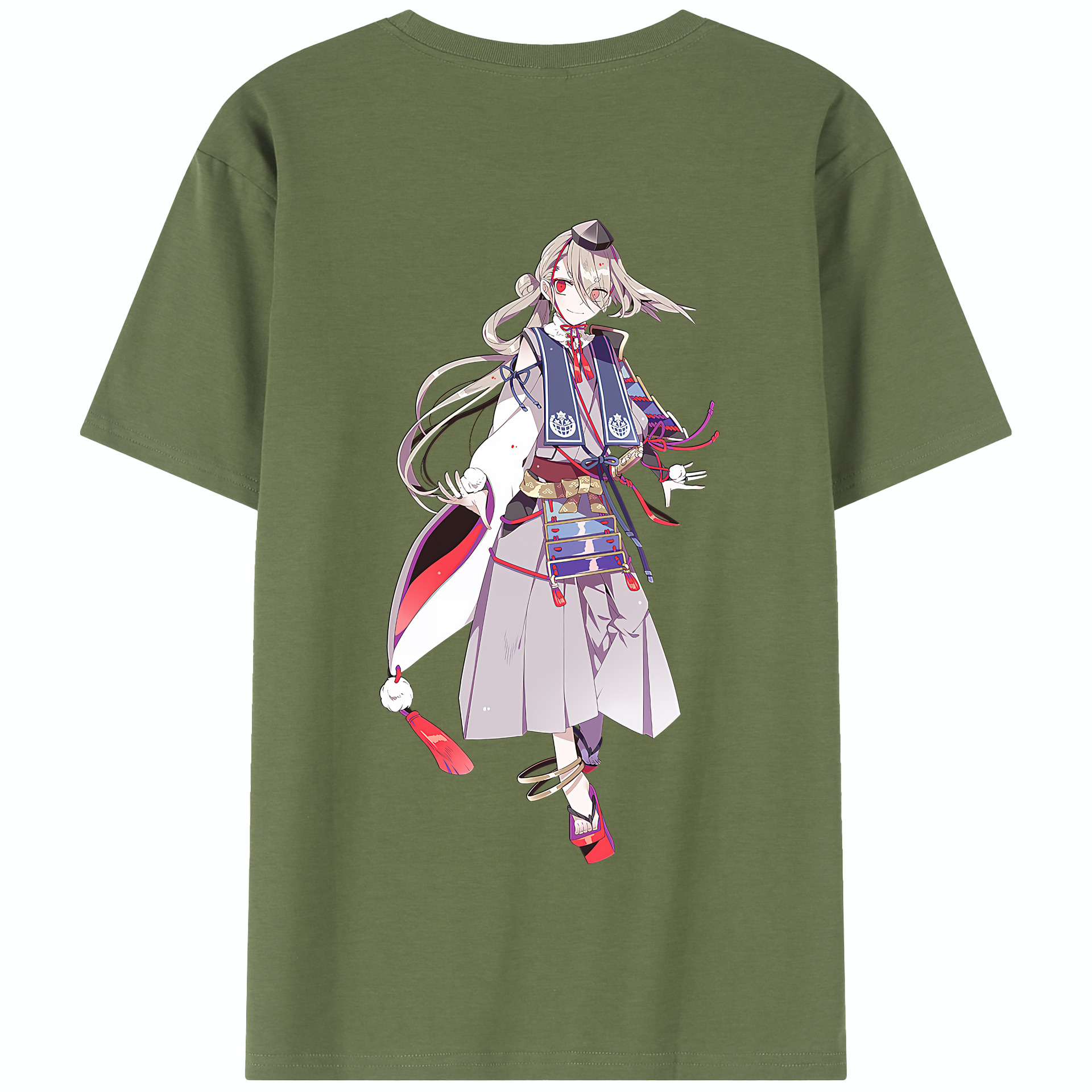 （画像用） 刀剣乱舞 Touken Ranbu 綿100％半袖Tシャツ（背面プリント）